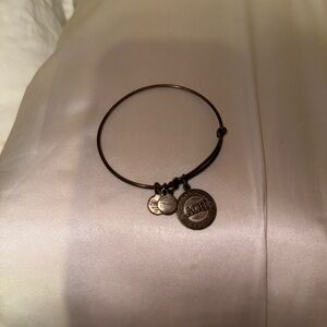 Gold Charm Bangle Bracelet